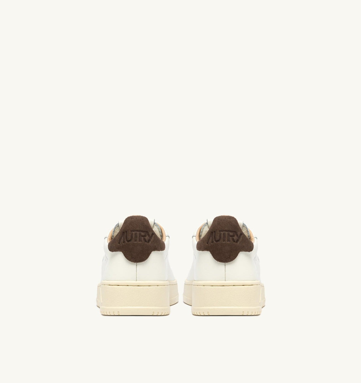 Man DALLAS LOW SNEAKERS IN TEAK AND MARSHMALLOW LEATHER