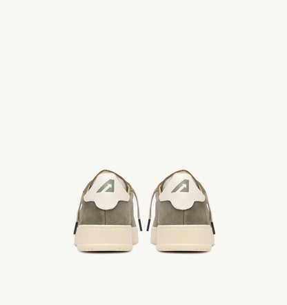 Man DALLAS LOW SNEAKERS IN SMOKED GREEN SUEDE