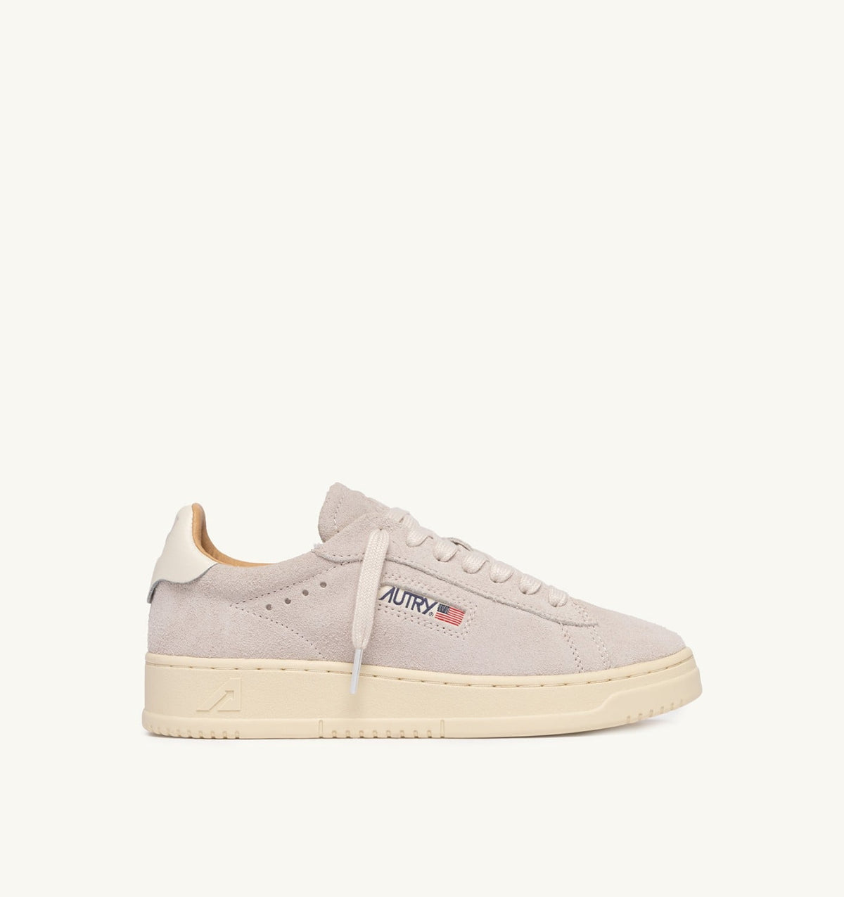 Man DALLAS LOW SNEAKERS IN WHITE SUEDE