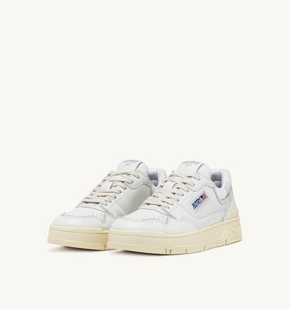 Man CLC LOW SNEAKERS IN WHITE AND SUEDE LEATHER