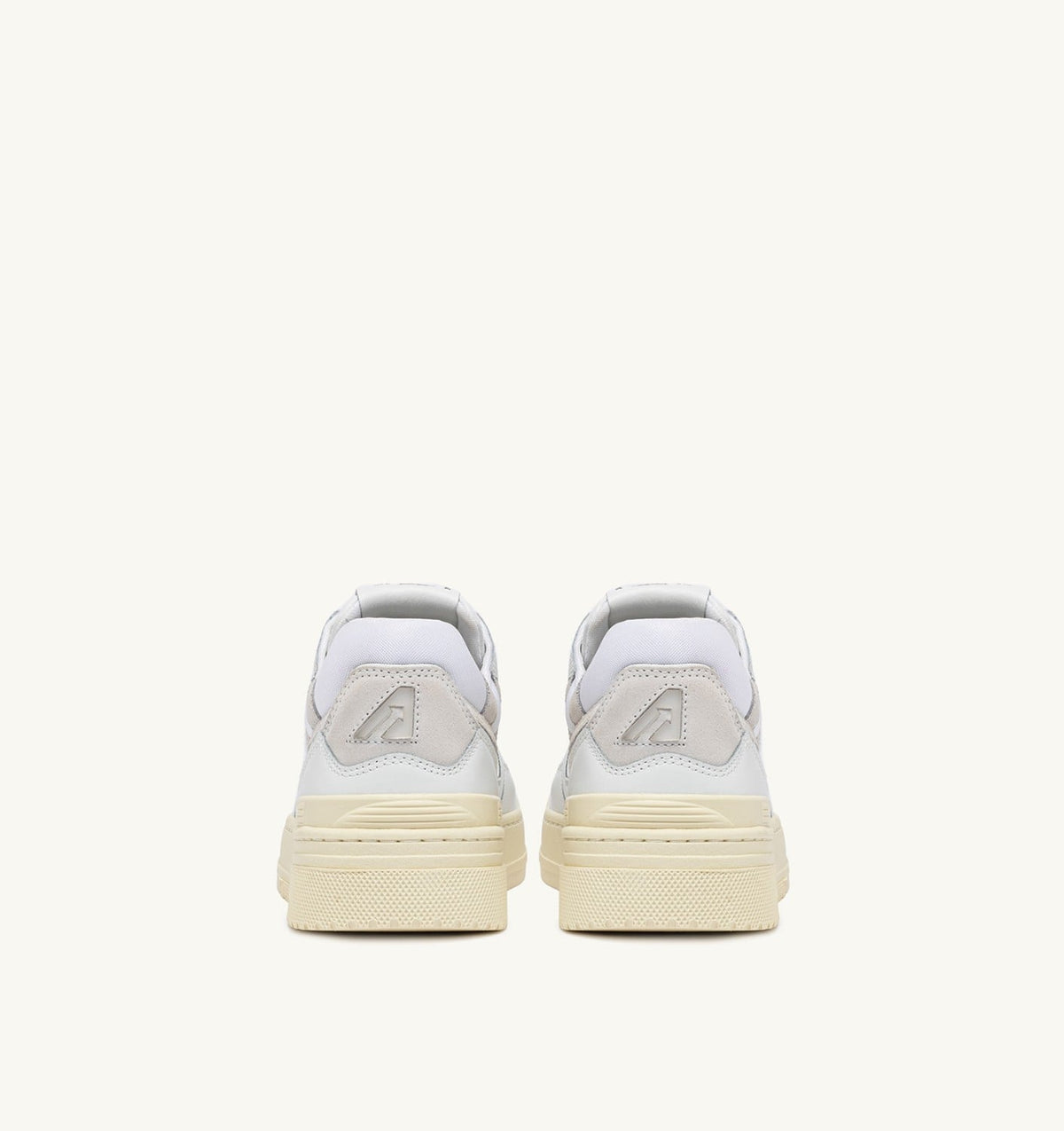 Man CLC LOW SNEAKERS IN WHITE AND SUEDE LEATHER