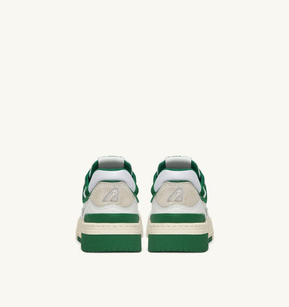 Man CLC LOW SNEAKERS IN WHITE LEATHER AND AMAZON SUEDE