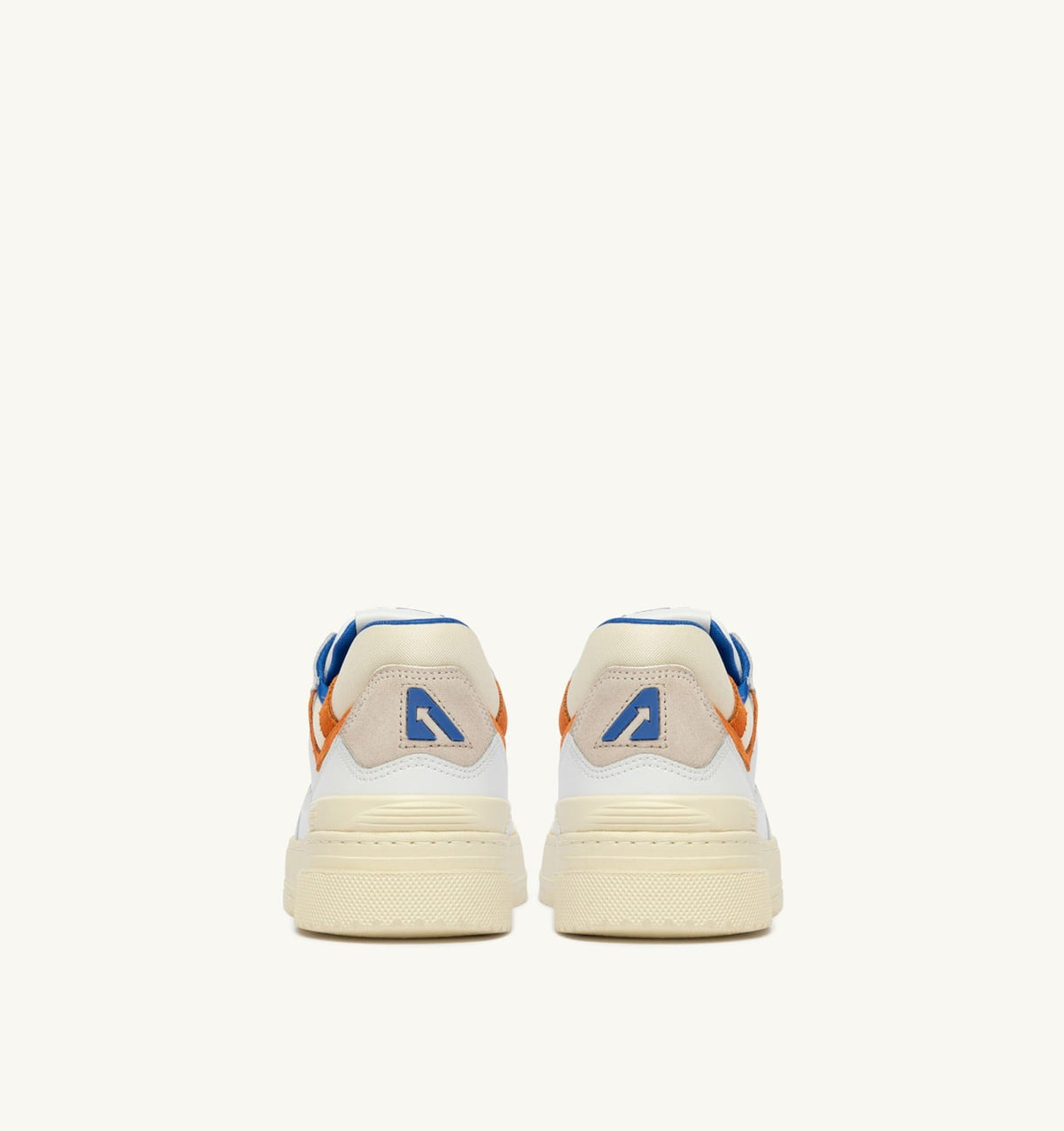 Man SNEAKERS CLC LOW IN WHITE AND FANTA LEATHER