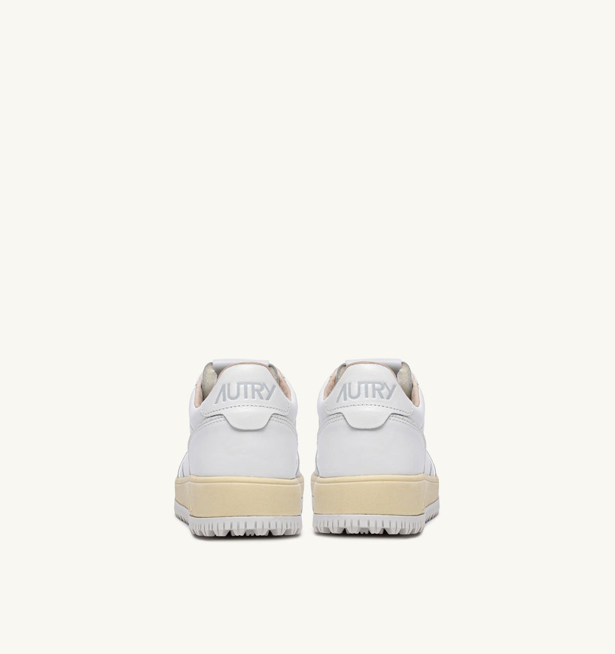 Man GOLF LOW SNEAKERS IN WHITE LEATHER
