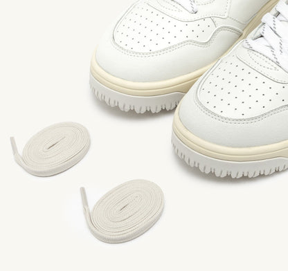 Man GOLF LOW SNEAKERS IN WHITE LEATHER