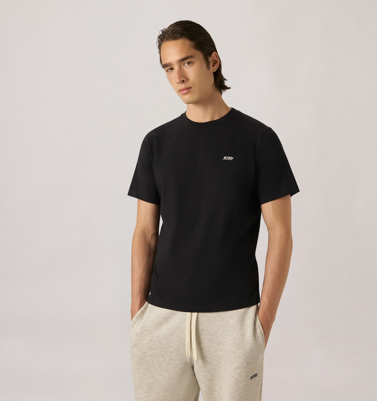 Man T-SHIRT WITH EMBROIDERED LOGO FOR MAN