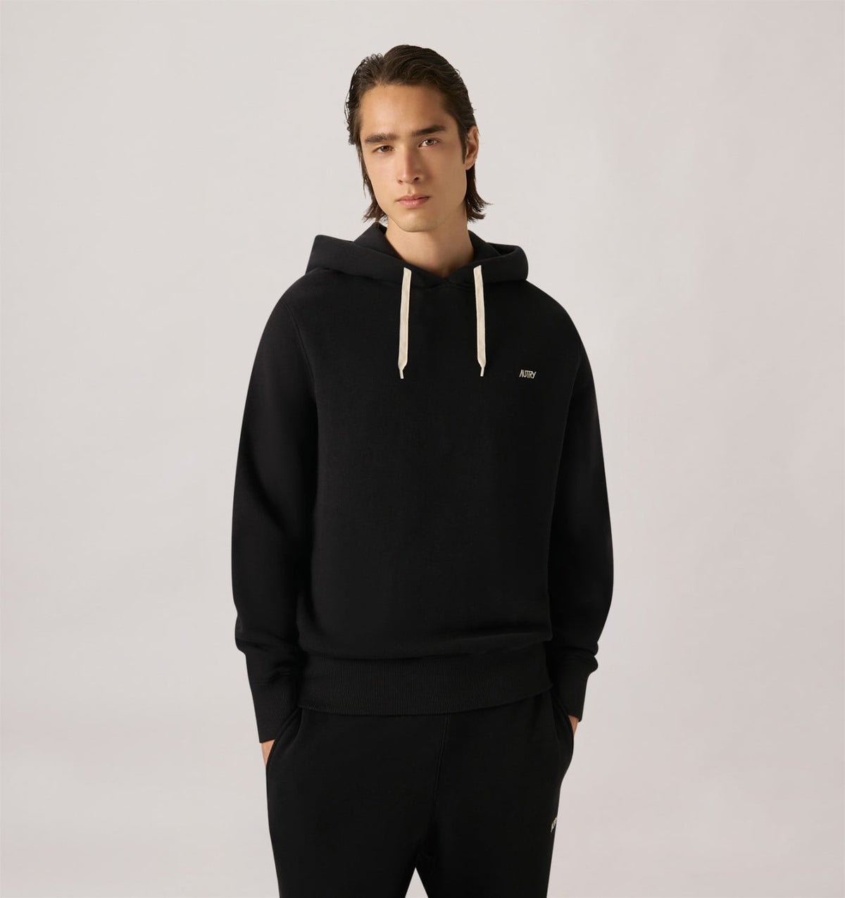 Man HOODIE WITH EMBROIDERED LOGO FOR MAN