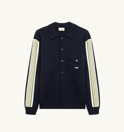 Man KNITTED VISCOSE SHIRT JACKET MAN
