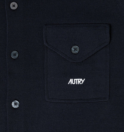 Man KNITTED VISCOSE SHIRT JACKET MAN