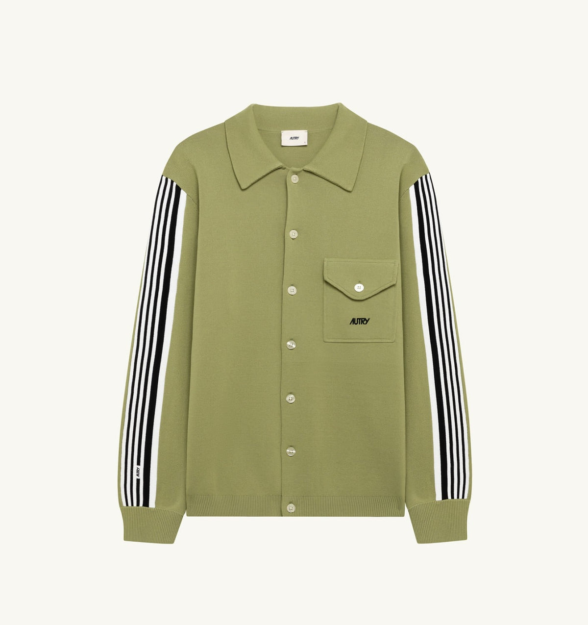 Man KNITTED VISCOSE SHIRT JACKET MAN