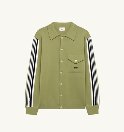 Man KNITTED VISCOSE SHIRT JACKET MAN