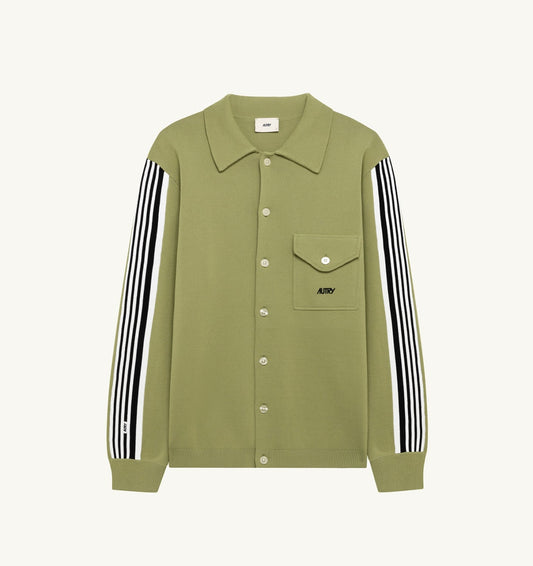 Man KNITTED VISCOSE SHIRT JACKET MAN