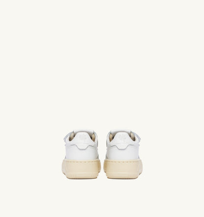 Kid MEDALIST KIDSTRIPES LOW SNEAKERS IN WHITE LEATHER