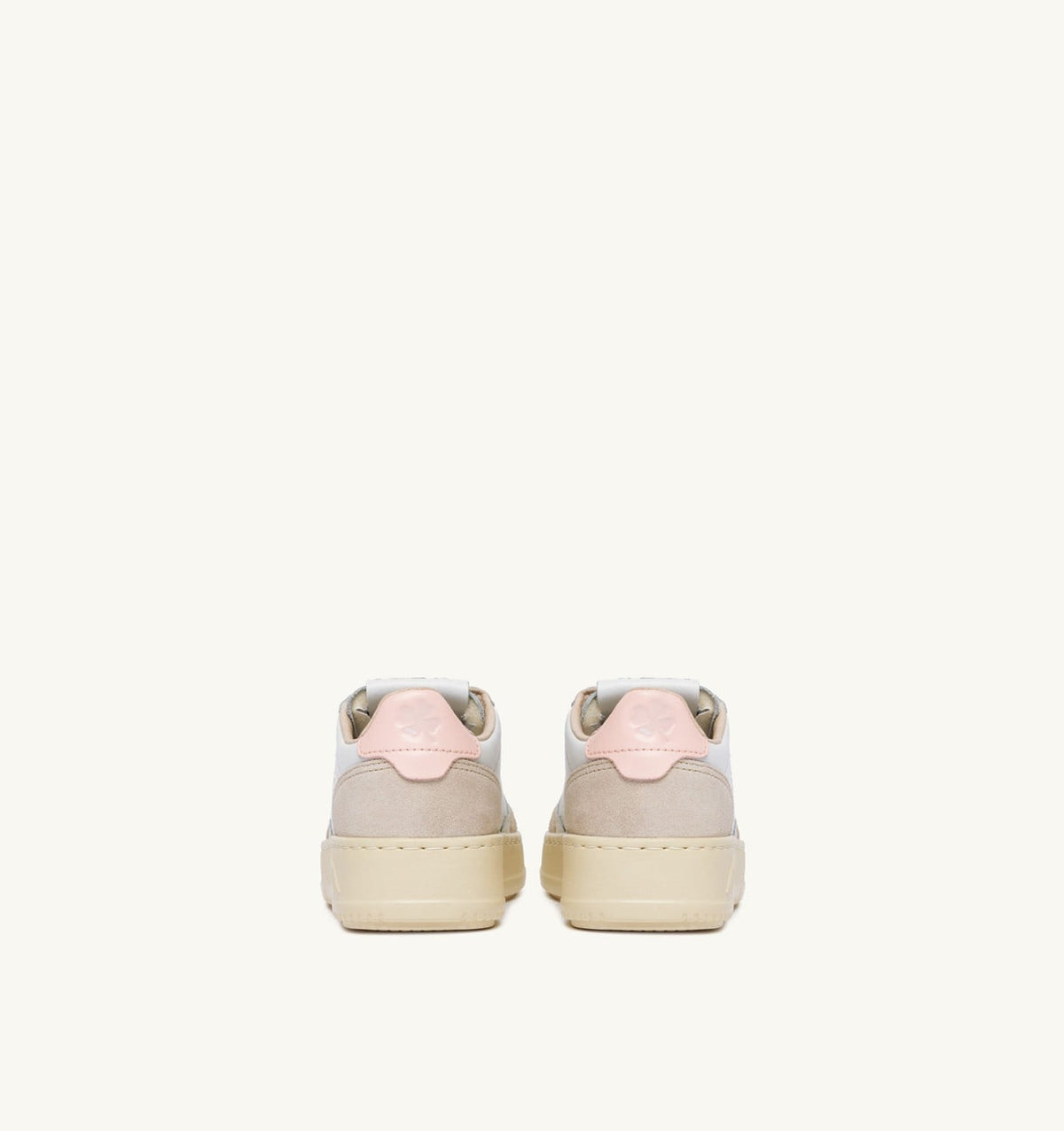 Kid MEDALIST KIDS LOW SNEAKERS IN WHITE AND CREOLE PINK SUEDE
