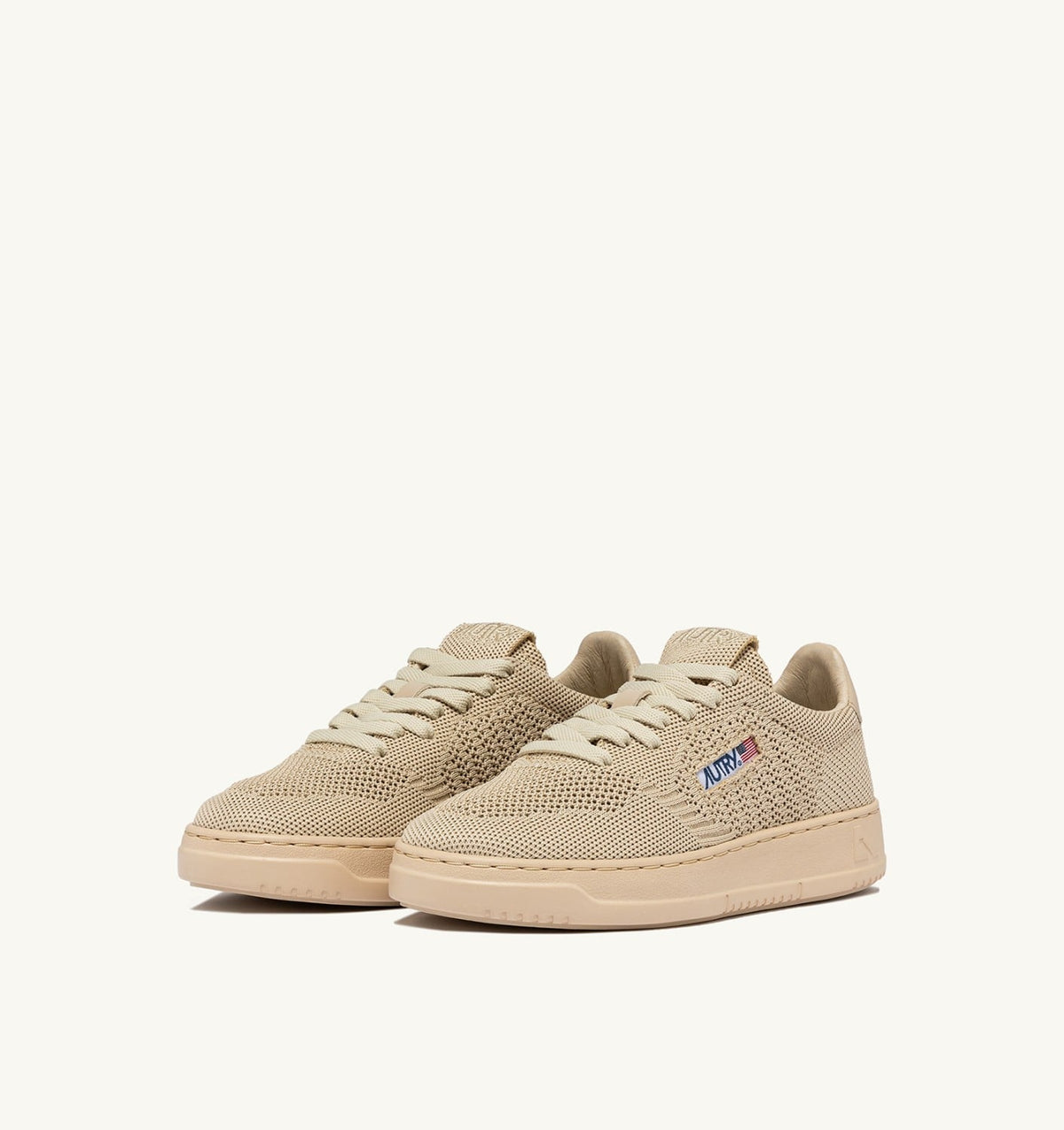 Woman MEDALIST EASEKNIT LOW SNEAKERS IN CREME BRULEE KNIT