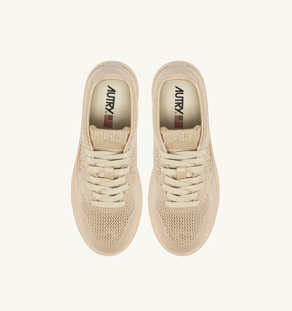 Woman MEDALIST EASEKNIT LOW SNEAKERS IN CREME BRULEE KNIT