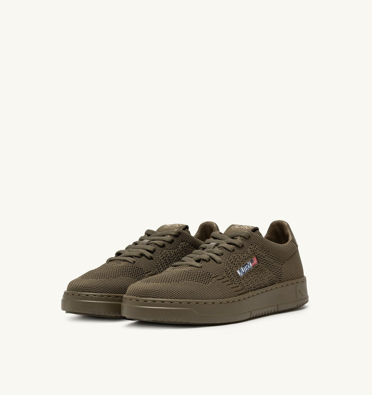 Woman MEDALIST EASEKNIT LOW SNEAKERS IN COVERT GREEN KNIT