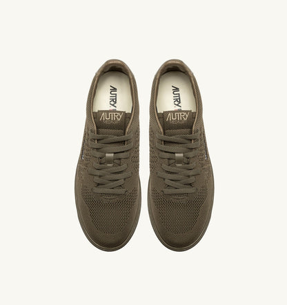 Woman MEDALIST EASEKNIT LOW SNEAKERS IN COVERT GREEN KNIT