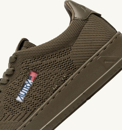 Woman MEDALIST EASEKNIT LOW SNEAKERS IN COVERT GREEN KNIT