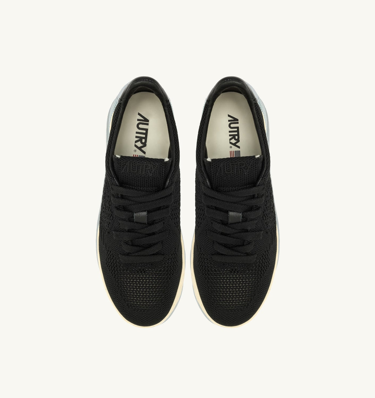 Woman EASEKNIT MEDALIST LOW SNEAKERS IN BLACK COLOR KNIT