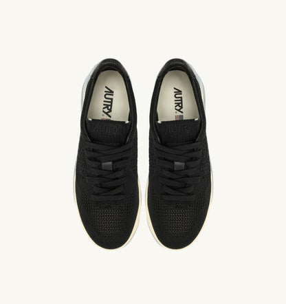 Woman EASEKNIT MEDALIST LOW SNEAKERS IN BLACK COLOR KNIT