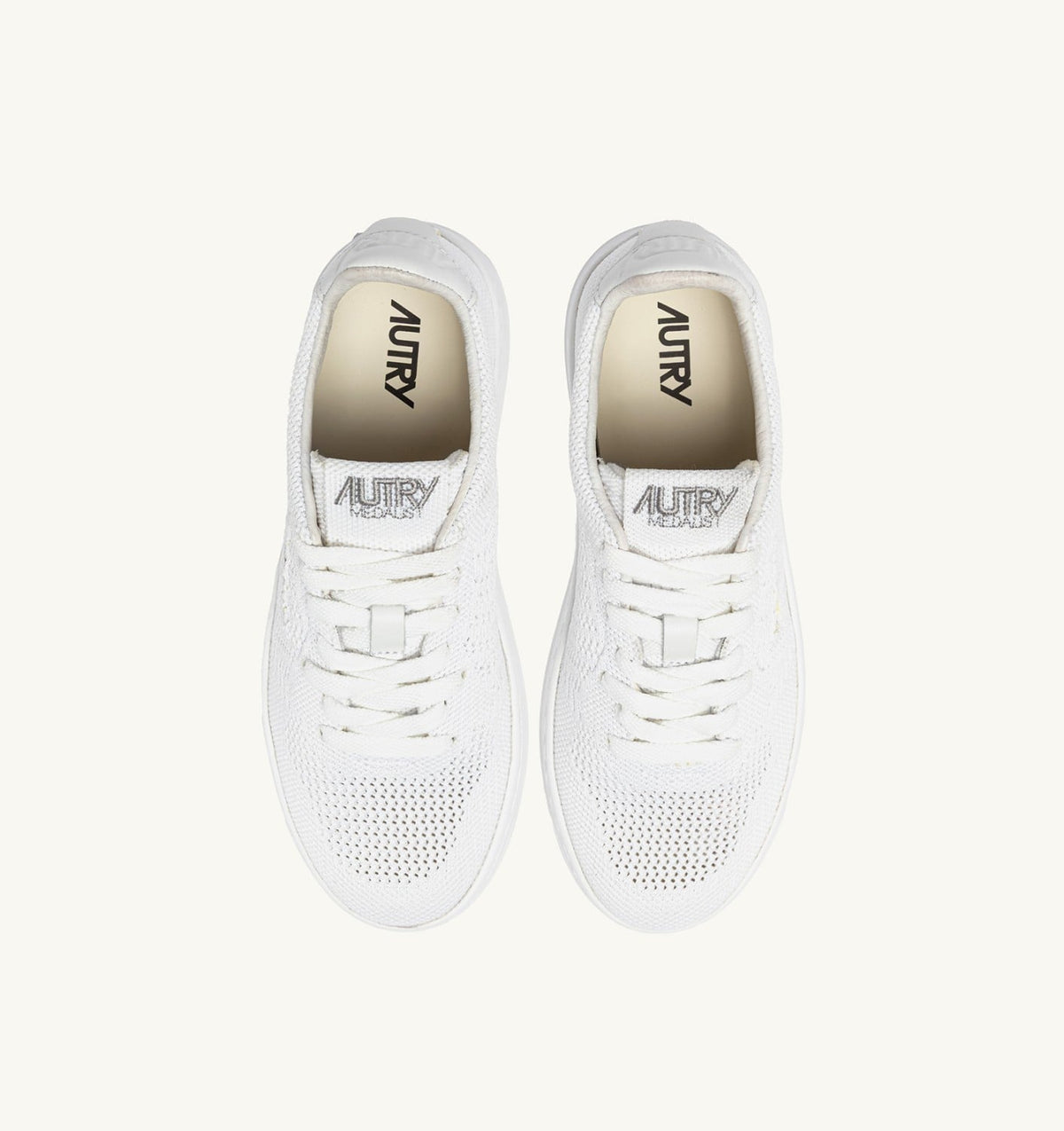 Woman MEDALIST EASEKNIT LOW SNEAKERS IN WHITE KNIT