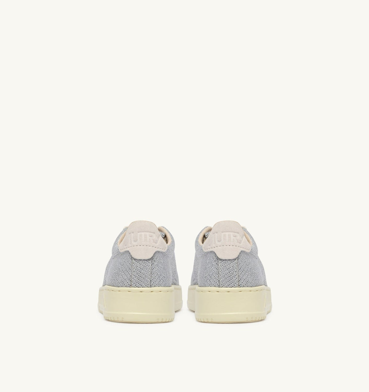 Woman MEDALIST EASEKNIT LOW SNEAKERS IN SILVER-TONE KNIT