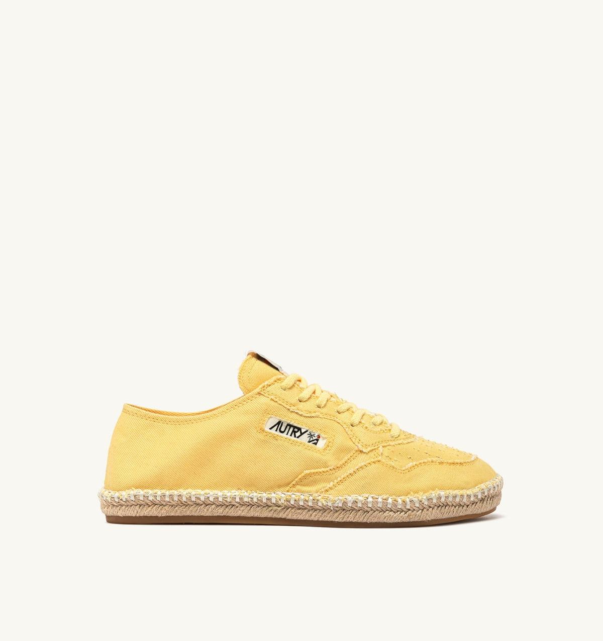 Woman SANDY ESPADRILLES IN PASTEL YELLOW CANVAS
