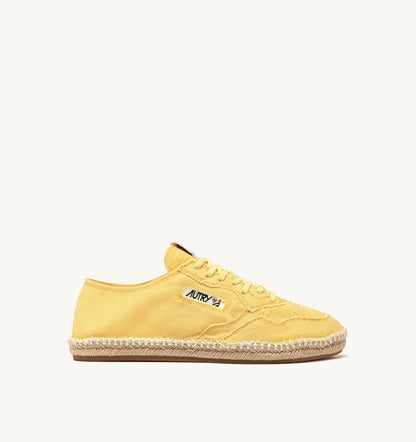 Woman SANDY ESPADRILLES IN PASTEL YELLOW CANVAS