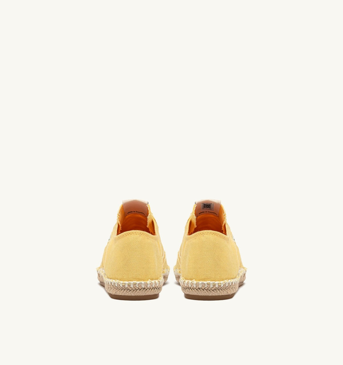 Woman SANDY ESPADRILLES IN PASTEL YELLOW CANVAS