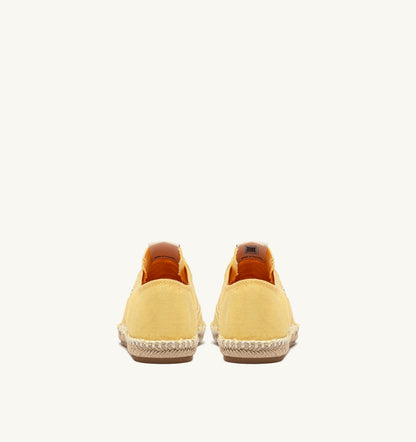 Woman SANDY ESPADRILLES IN PASTEL YELLOW CANVAS