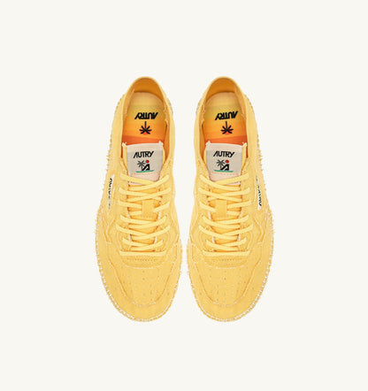 Woman SANDY ESPADRILLES IN PASTEL YELLOW CANVAS
