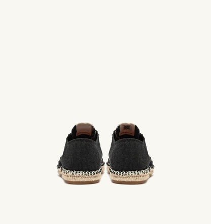 Woman SANDY ESPADRILLES IN BLACK CANVAS
