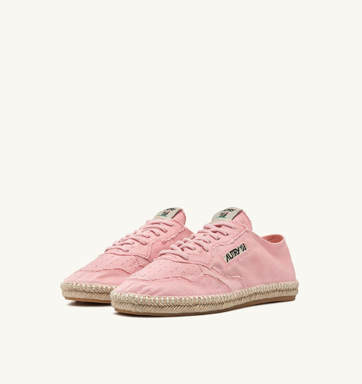 Woman SANDY ESPADRILLES IN PINK CANVAS