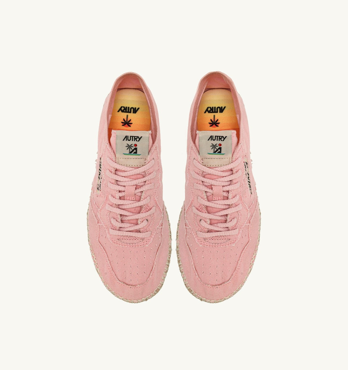 Woman SANDY ESPADRILLES IN PINK CANVAS