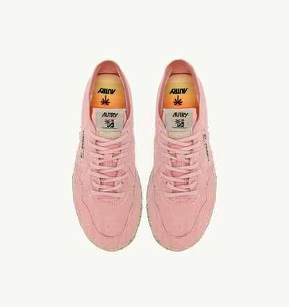 Woman SANDY ESPADRILLES IN PINK CANVAS