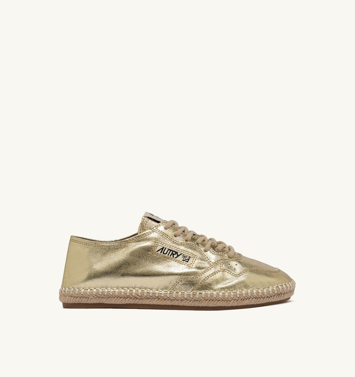 Woman SANDY ESPADRILLES IN GOLD CANVAS