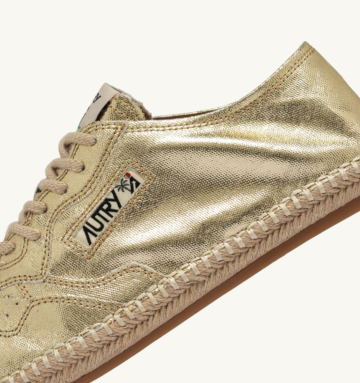 Woman SANDY ESPADRILLES IN GOLD CANVAS