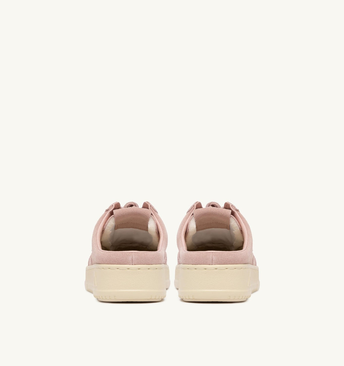 Woman MEDALIST MULE SNEAKERS IN SILK SUEDE