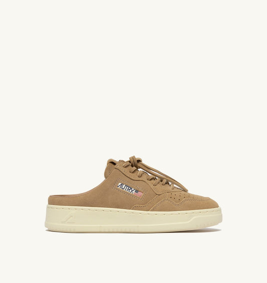 Woman MEDALIST MULE SNEAKERS IN COPPER SUEDE