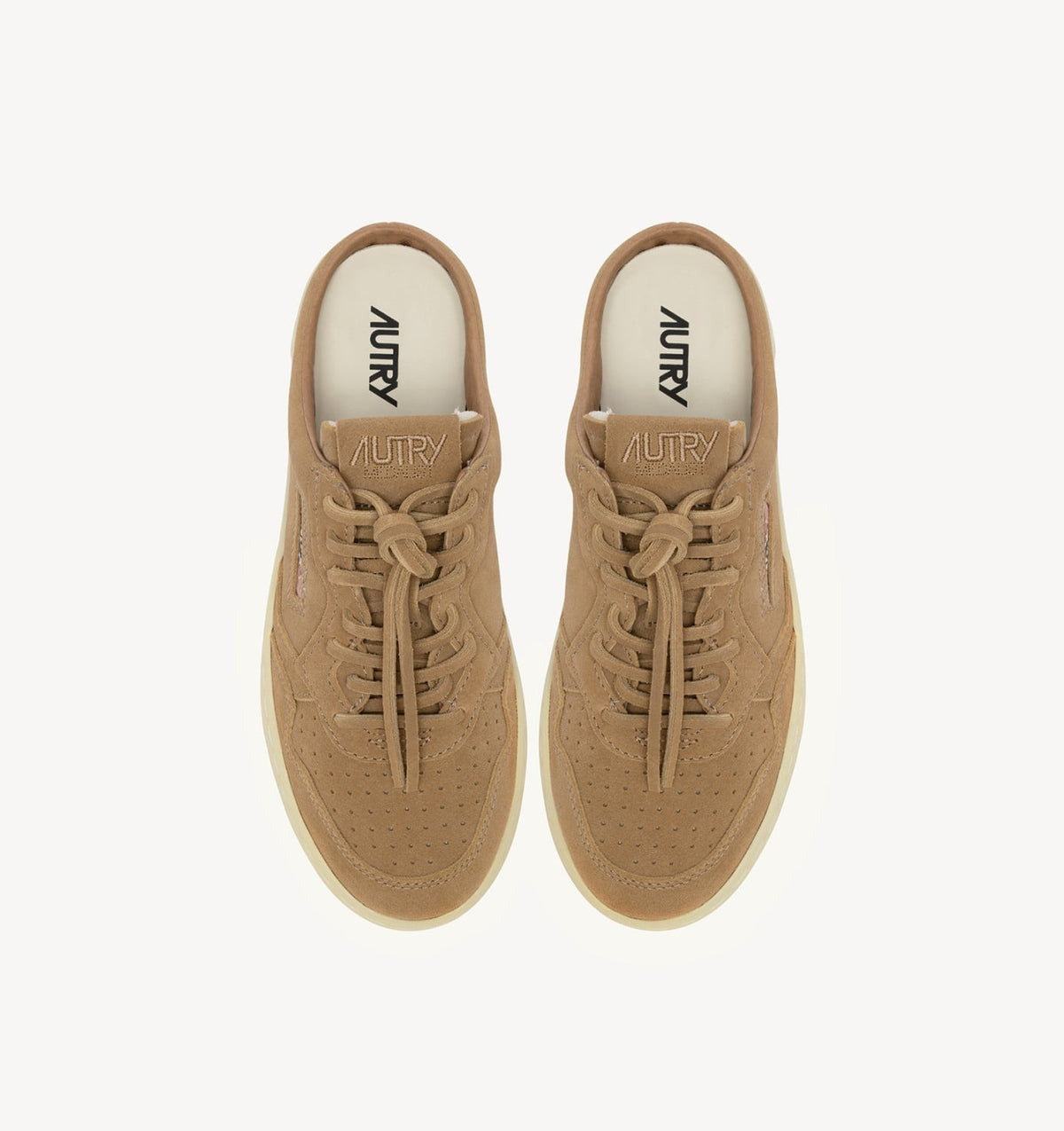 Woman MEDALIST MULE SNEAKERS IN COPPER SUEDE