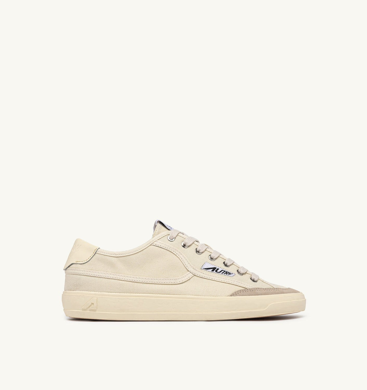 Woman WINDSCAPE LOW SNEAKERS IN CREAM CANVAS