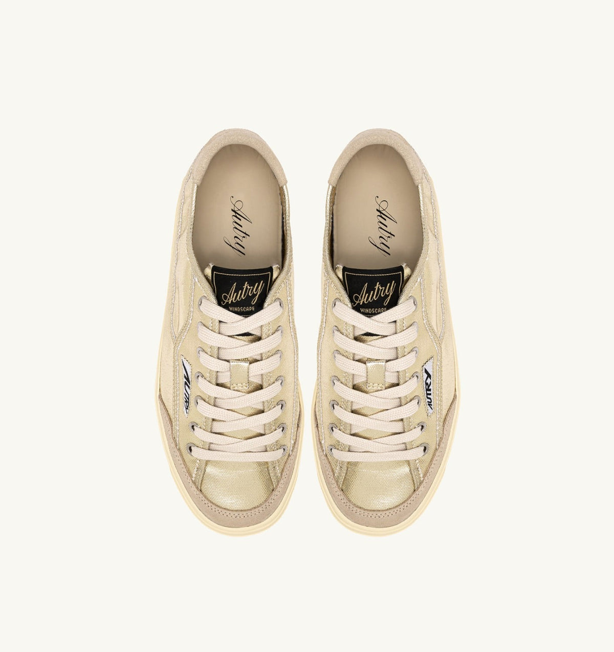 Woman WINDSCAPE LOW SNEAKERS IN PLATINUM CANVAS