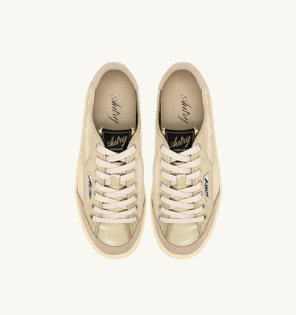 Woman WINDSCAPE LOW SNEAKERS IN PLATINUM CANVAS