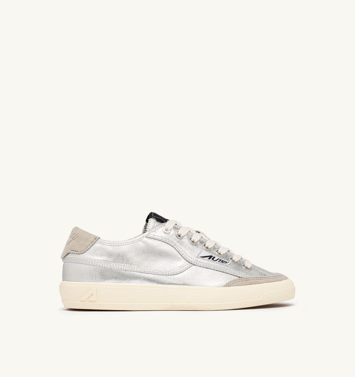 Woman WINDSCAPE LOW SNEAKERS IN SILVER CANVAS