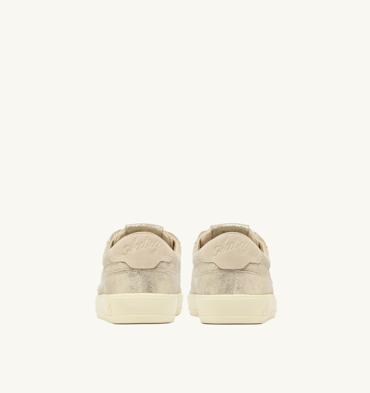 Woman WINDSCAPE LOW SNEAKERS IN PLATINUM AND SAND LAMINATED SUEDE