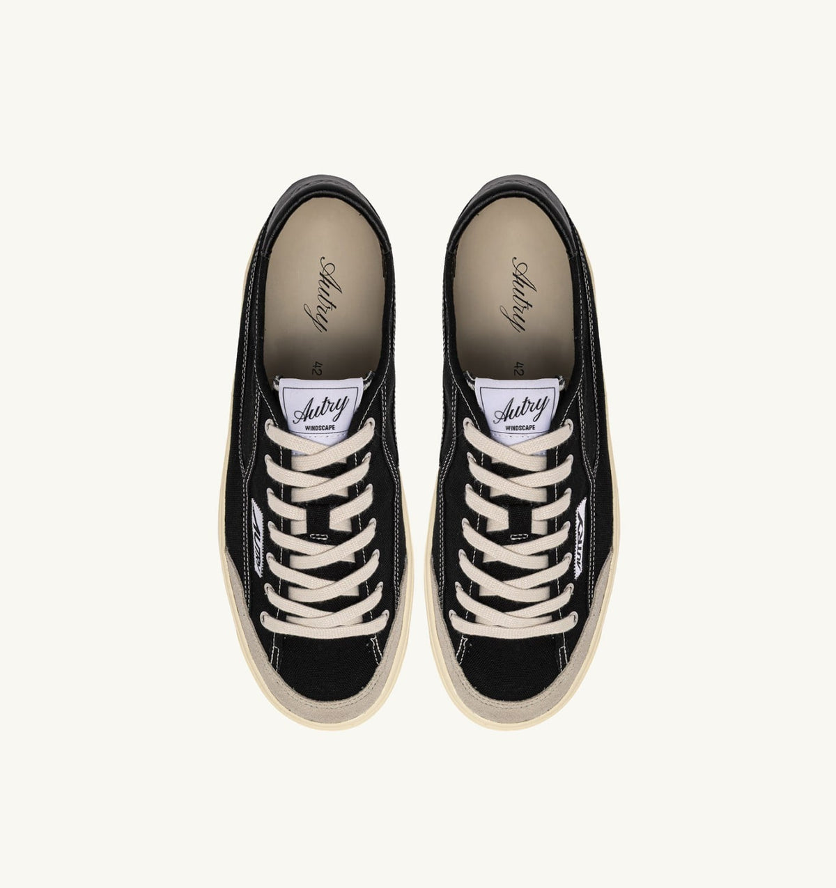 Woman WINDSCAPE LOW SNEAKERS IN BLACK CANVAS