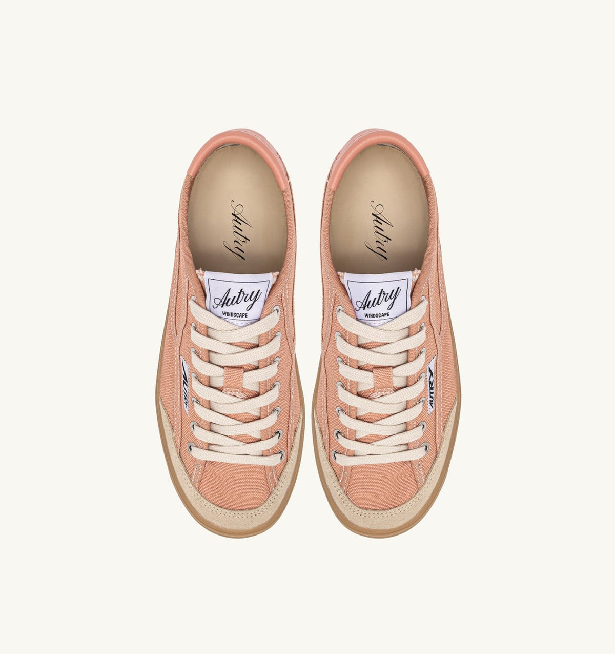Woman WINDSCAPE LOW SNEAKERS IN CLAY CANVAS