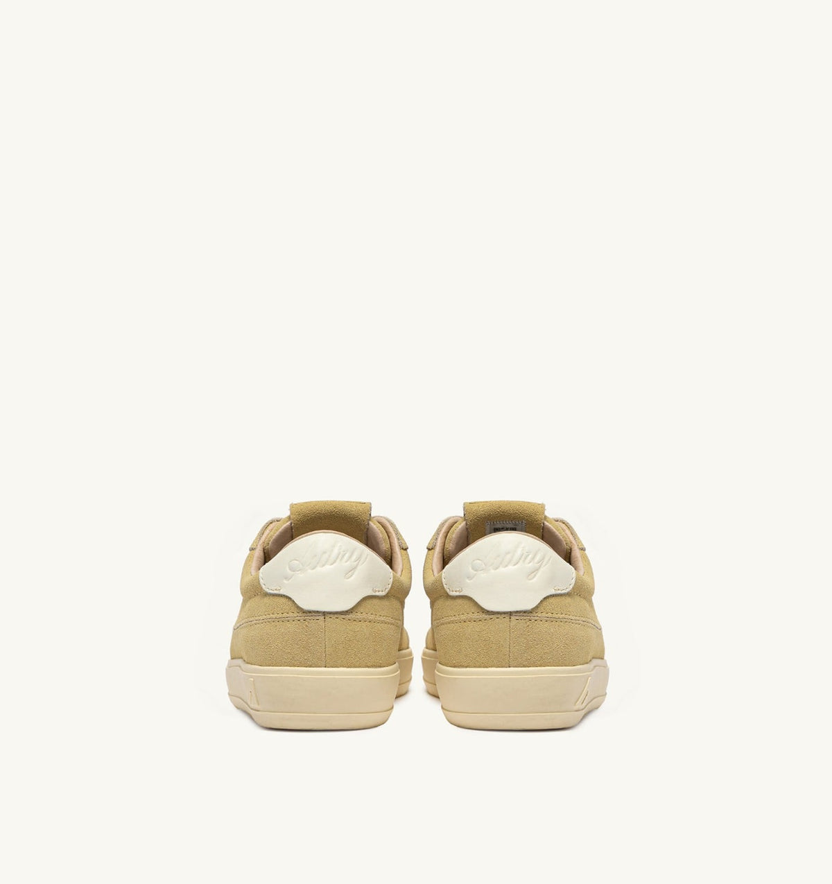 Woman WINDSCAPE LOW SNEAKERS IN STRAW AND MARSHMALLOW SUEDE