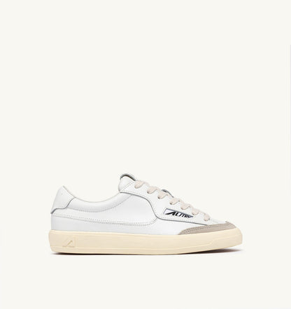 Woman WINDSCAPE LOW SNEAKERS IN WHITE LEATHER